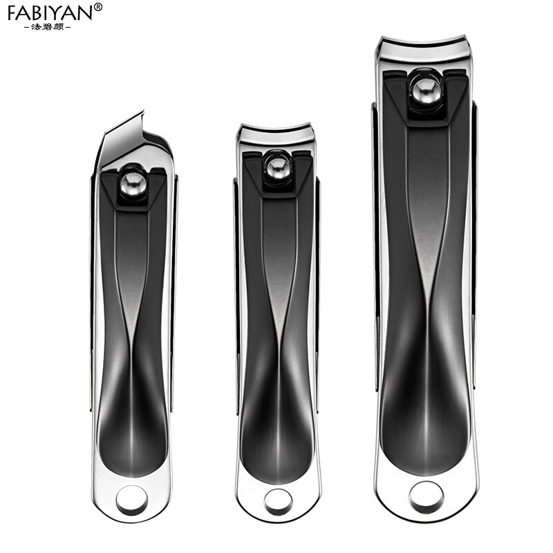 Nail art klipper rustfrit stål cutter nipper trimmer skæremaskine bærbar pedicure fingernegle værktøjer