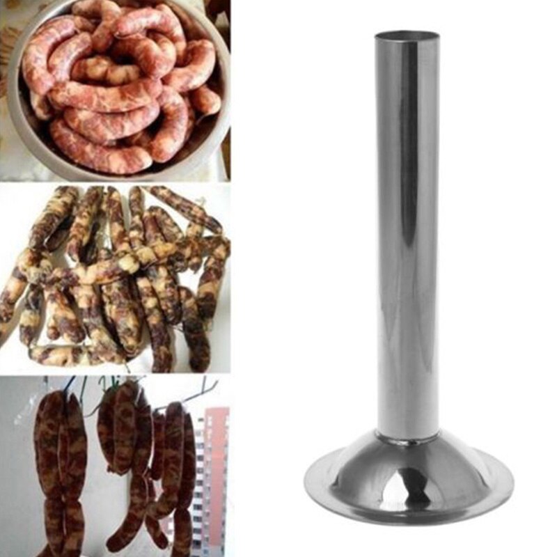 Snack pølse rørstopper kjøttkvern horn traktfylling erstatning kjøkken hjem 2.2 " verktøy for å lage vedlegg