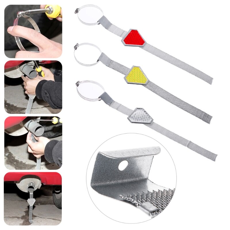 Cinta de Metal antiestática para coche, tiras reflectantes para evitar electrostática, Universal, ,