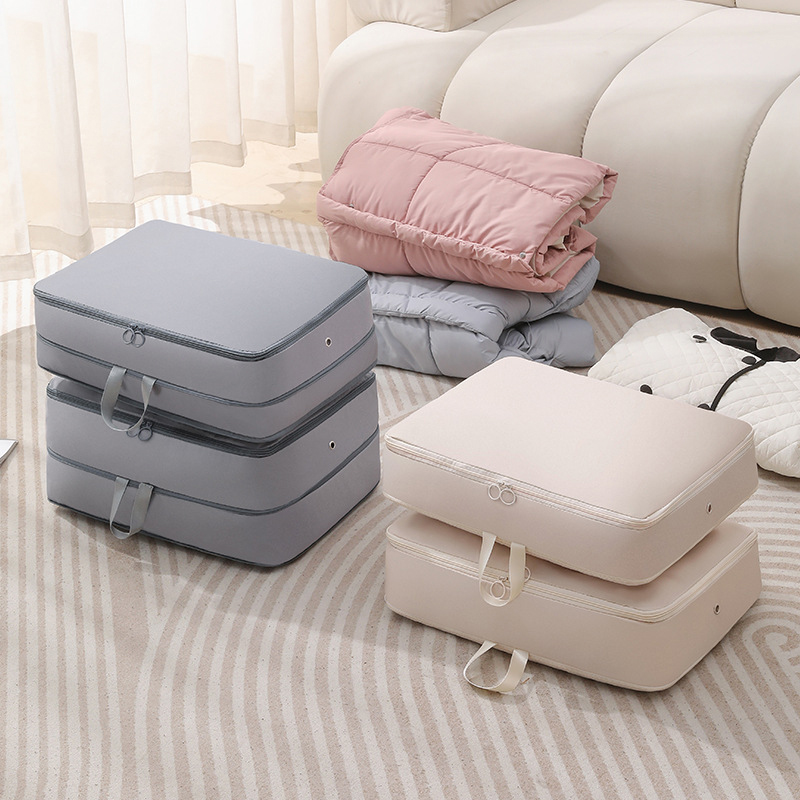 Large Capacity Compression Finishing Bag Travel Clothes Down Jacket Storage Bag Foldable Expansion Organizer Bag