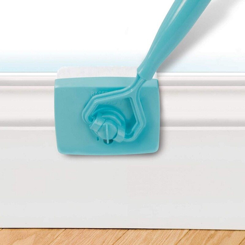Baseboard Buddy Simply Glide And Dust Extendable Microfiber Cleaner Wash Microfiber Duster Buddy 360 Degree Swivel-action Head