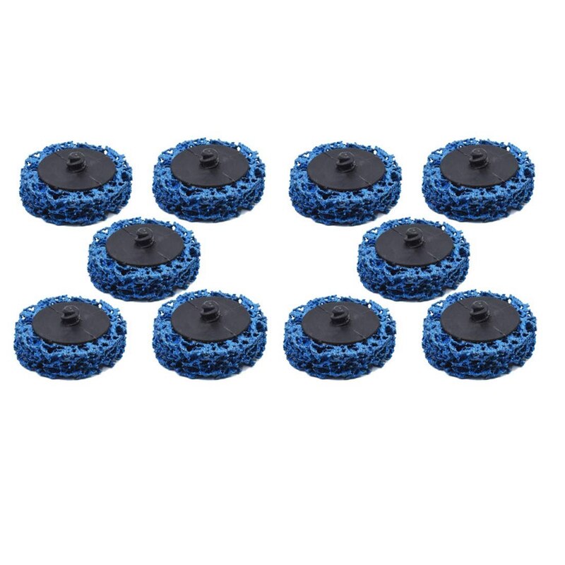 25 Pack Black Hawk 2-inch Roloc Quick Change Clean & Strip Discs – Paint & Rust Removal For Die Grinder, Male Roloc, 10,500 RPM Max
