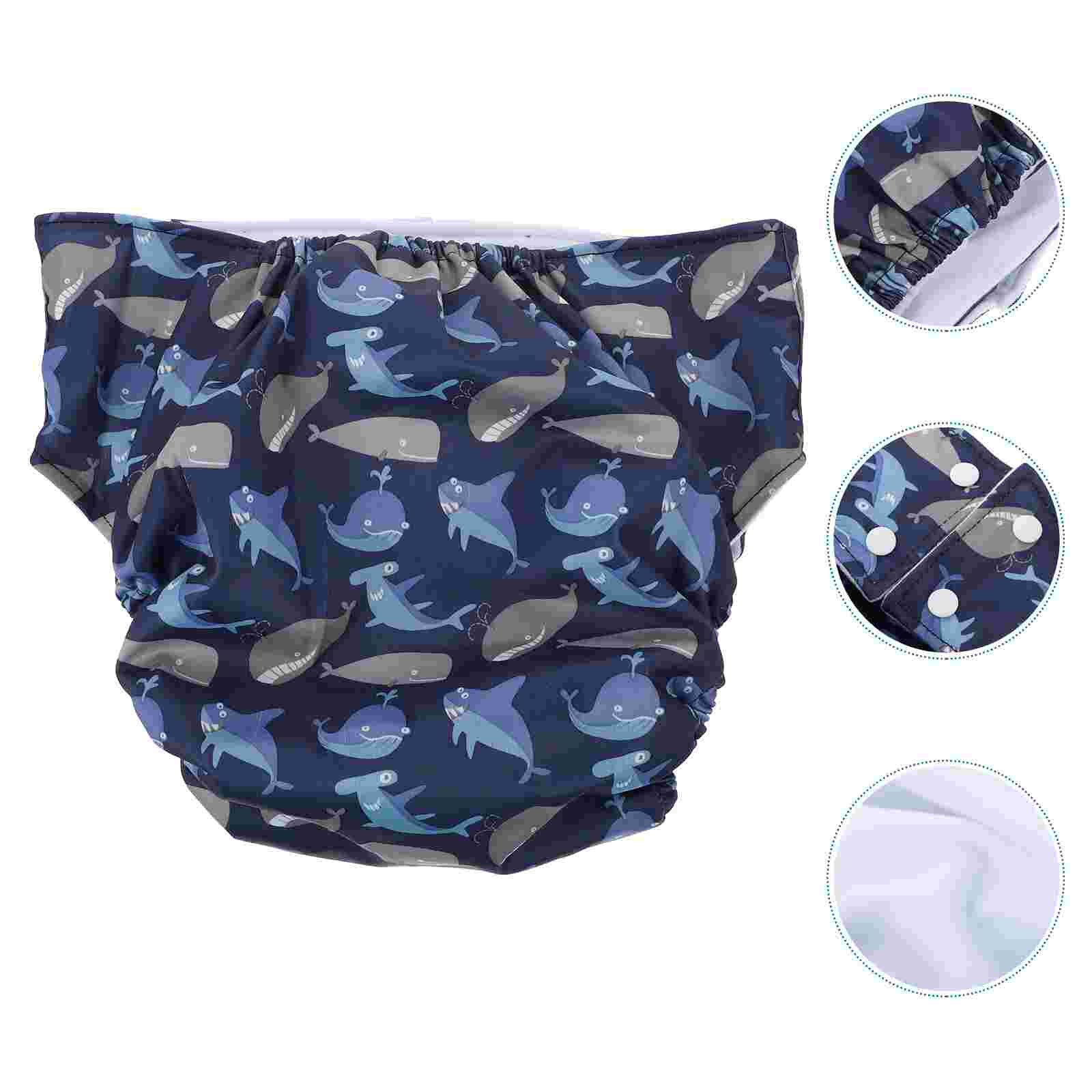 1Pc Simple Diaper Breathable Adult Nappy Washable Menstrual Pants for The Old