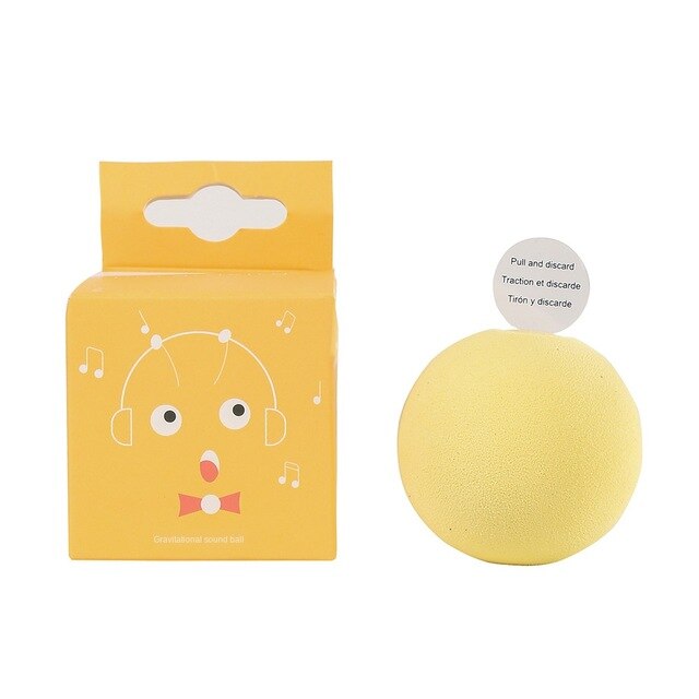 Pelota interactiva para gatos, juguete inteligente para adiestramiento de gatos, pelota de juego para mascotas, juguete con chirrido, Bola de menta, Teaser de gatito: Green cricket call / Wool material
