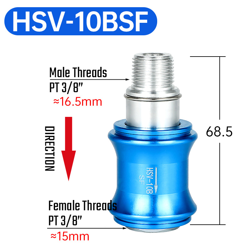 Hand Slide Valve LAIZE HVS Air Flow Switch Hand Slide Valve Manual Passing Control Sun Rise & Airtec Type: Brown