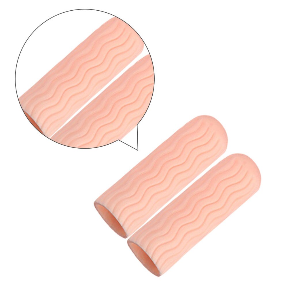 3 Pairs Comfortable Finger Sleeve Wear-resistant Finger Protector Sleeve Finger Covers Toe Tube Finger Protector Sleeves
