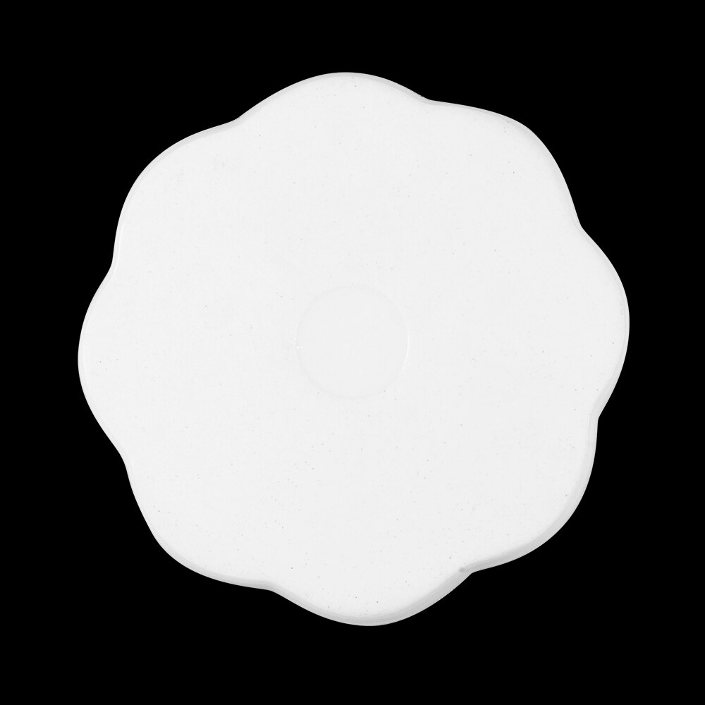 Round 9-Hole Paint Palette Tray Ceramics for Acrylic Oil Watercolor Gouache Craft DIY Art Painting Thickness Easy to Wash White