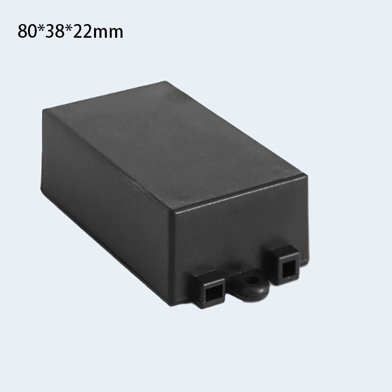 Black Project Box Storage Case Waterproof DIY Housing Instrument Case Enclosure Boxes Electronic Home Supplies 50*28*15MM: 80x38x22mm