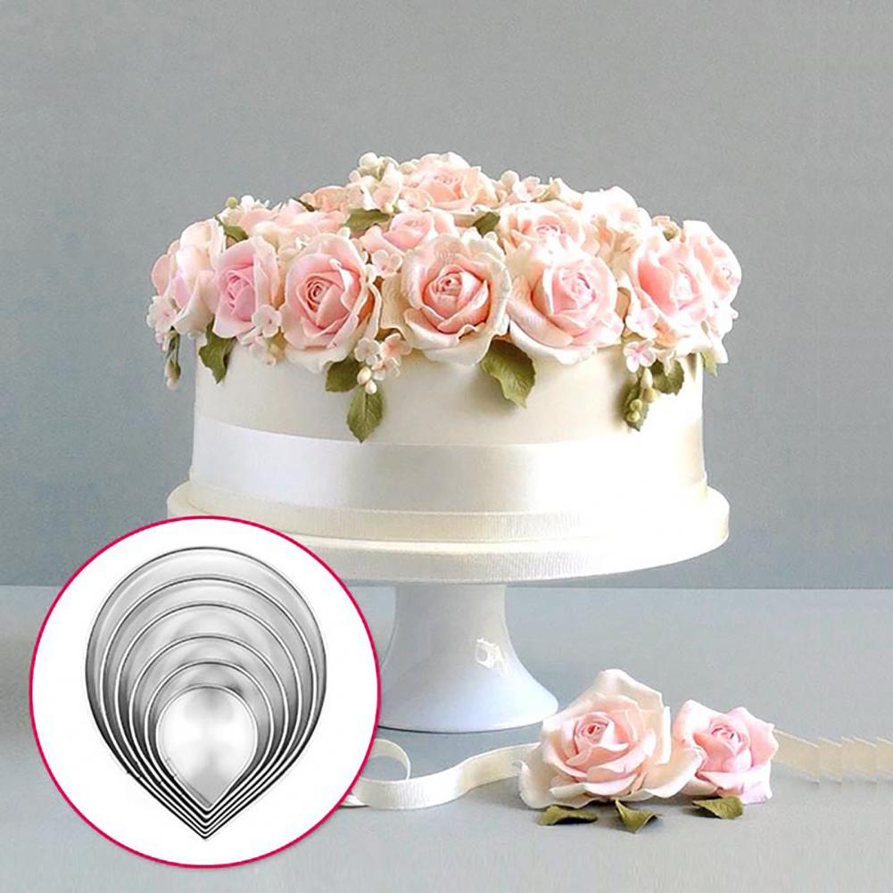 Roest-Proof Stevige Sugarcraft Bloem Petal Cutter Dessert Mallen Voor Kantine