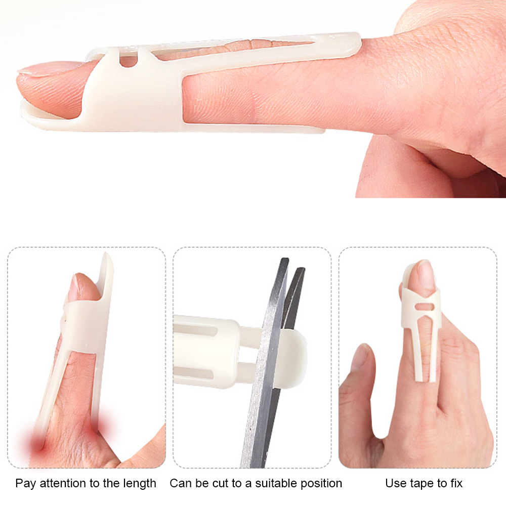 Tcare fingerskinner hammerbøjle plast fingerstøtte finger startspærre ledbeskyttelse skade hammer finger slidgigt