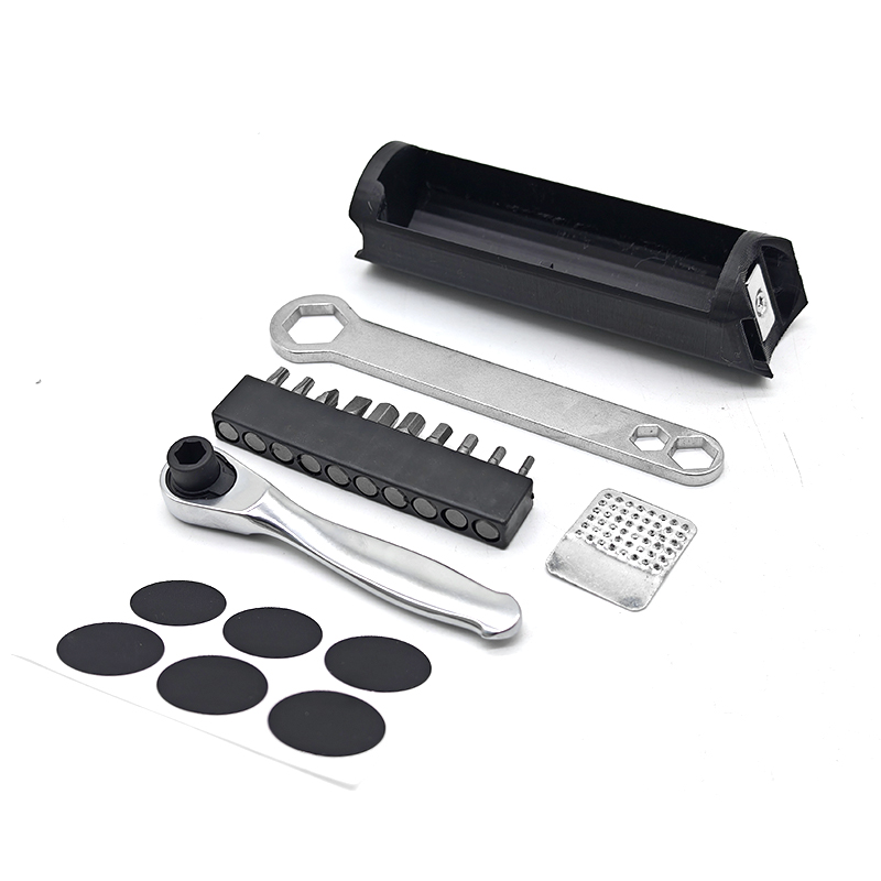 Bicycle Hidden Repair Tools Outfit For Brompton Magnet Frame Inner Storage Bag And Wrench Bicycle Mounting Repair Box