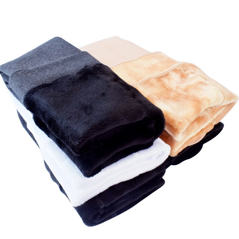 Winter Bont Meisjes Leggings Dik Fluwelen Kinderen Broek Warm Elastische Taille Katoen Kids Meisjes Broek