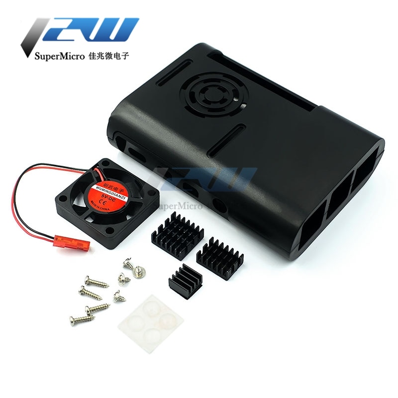 Raspberry Pi 4! Development board ABS Pi shell Raspberry Pi 4B can install cooling fan to protect the case