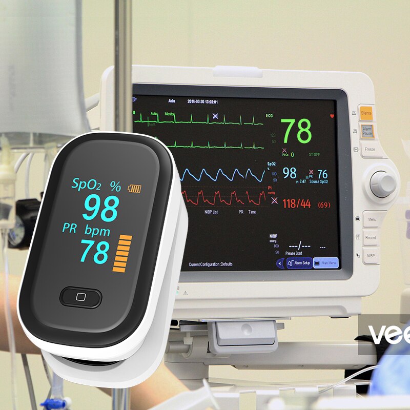 OLED Fingertip Pulse Oximeter for Family Travel Sport Blood Oxygen SpO2 PR Pulsioximeter Heart Rate Monitor Finger Oximeters