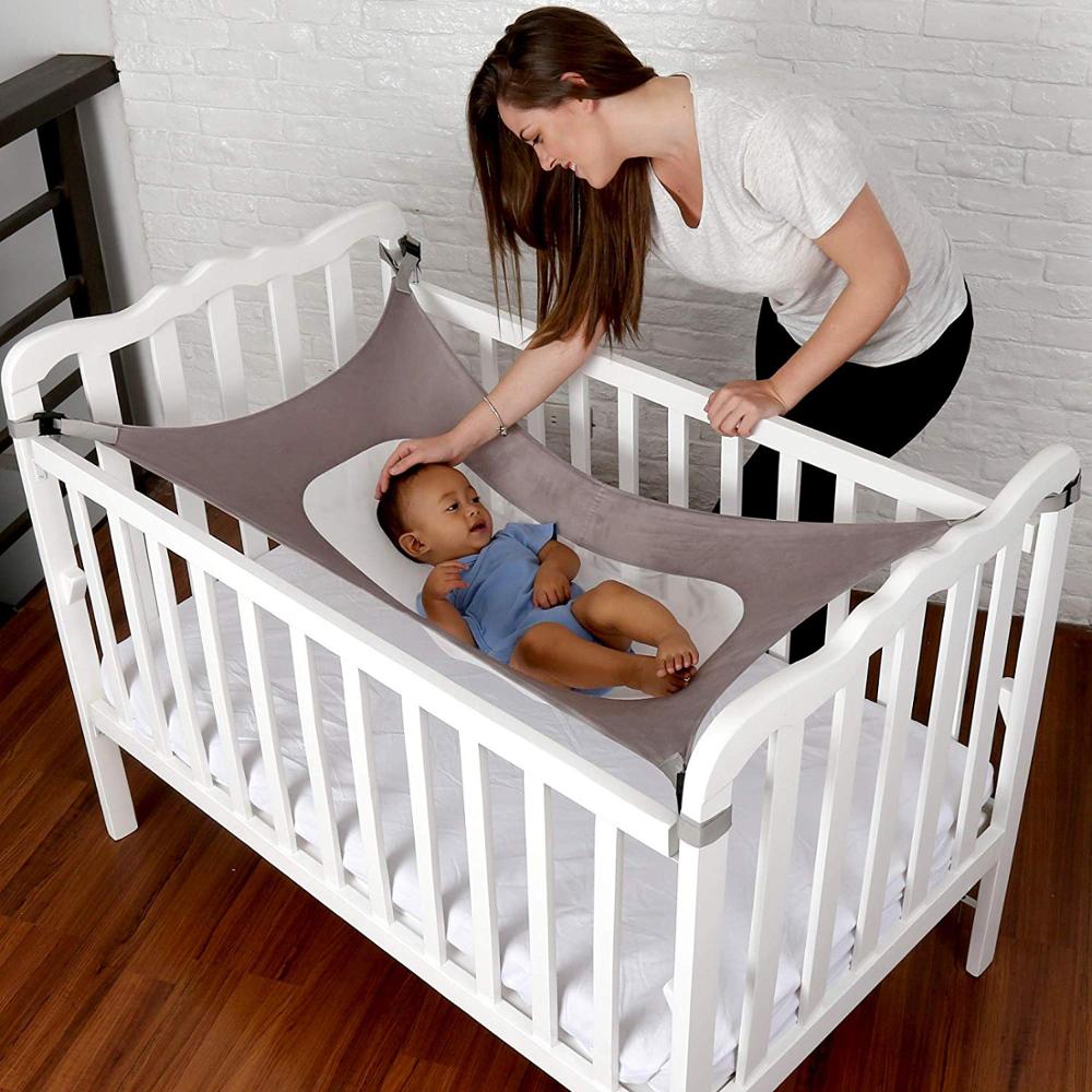 Hamaca de seguridad desmontable para bebé, cama para dormir de chico recién nacido, cuna de bebé, columpio elástico, red ajustable, portátil