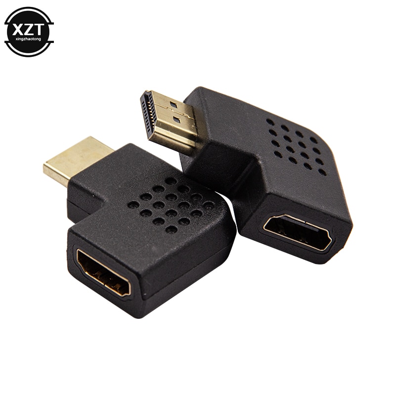 10 Pcs Hdmi Adapter Kit Hdmi Manvrouw 90 Hoek Links/Rechts Converter