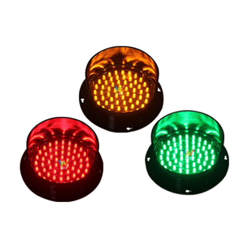 125mm Hong Kong Traffic Light Lamp LED Cluster Module Dc 12V One Pack Red Yellow Green 3 Pieces