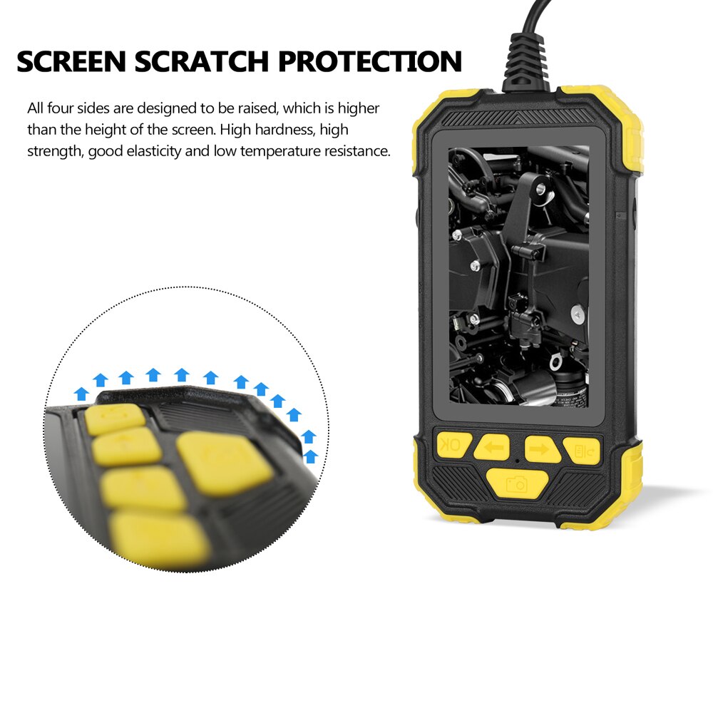 Endoscopes эндоскоп 4.3 Inch IPS High Definition Screen 1080P IP67 Handheld Endoscope Industrial Endoscopes with 6 LEDs Home