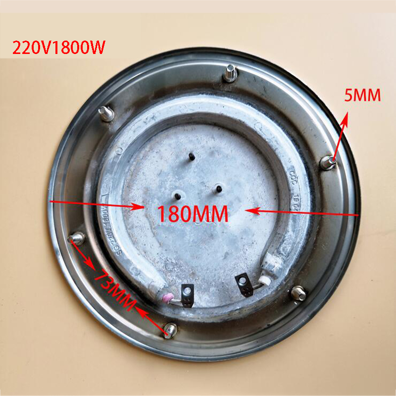 heater heating plate18/20cm1800/2800/3200w stainless steel heating element parts for water Steaming bucket Electric Heat Barrel