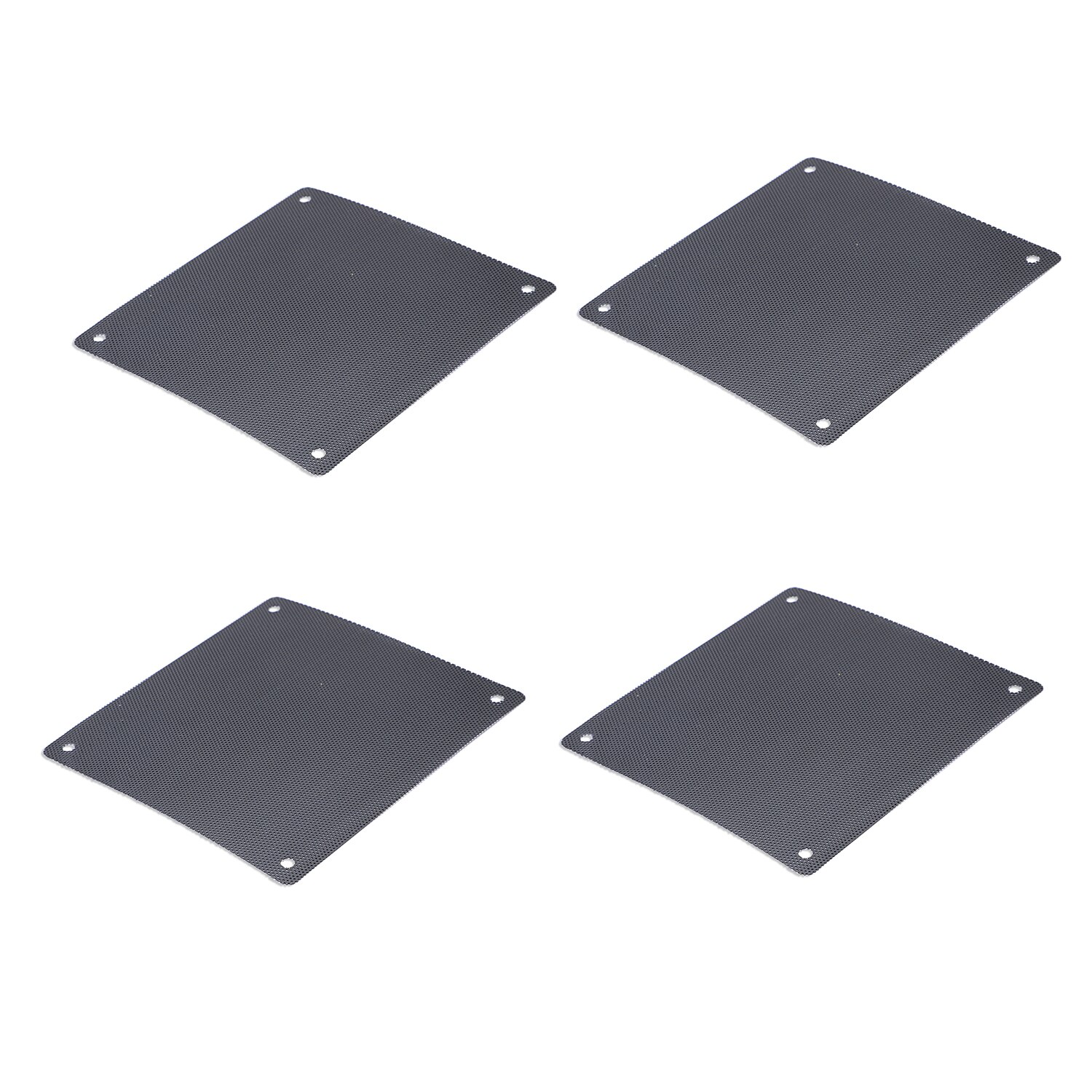 6Stck Computer Gittergewebe PVC PC fallen Fan Kühler Staub Filter fallen Staubdicht Abdeckung Chassis Staub Abdeckung