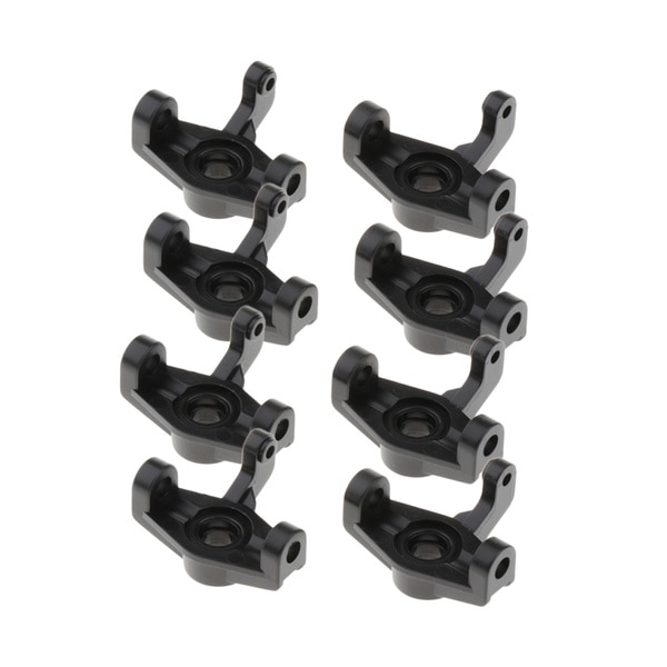 8Pcs 1/14 RC Car Plastic Front Hub Carrier Upgrade Parts for WLtoys 144001
