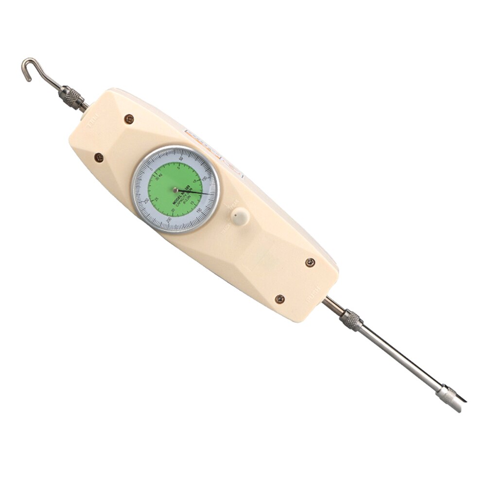 Draagbare wijzertype duw-trek krachtmeter meter tester nk -10 analoge dynamometer meetinstrumenten met n/kg eenheid weergave