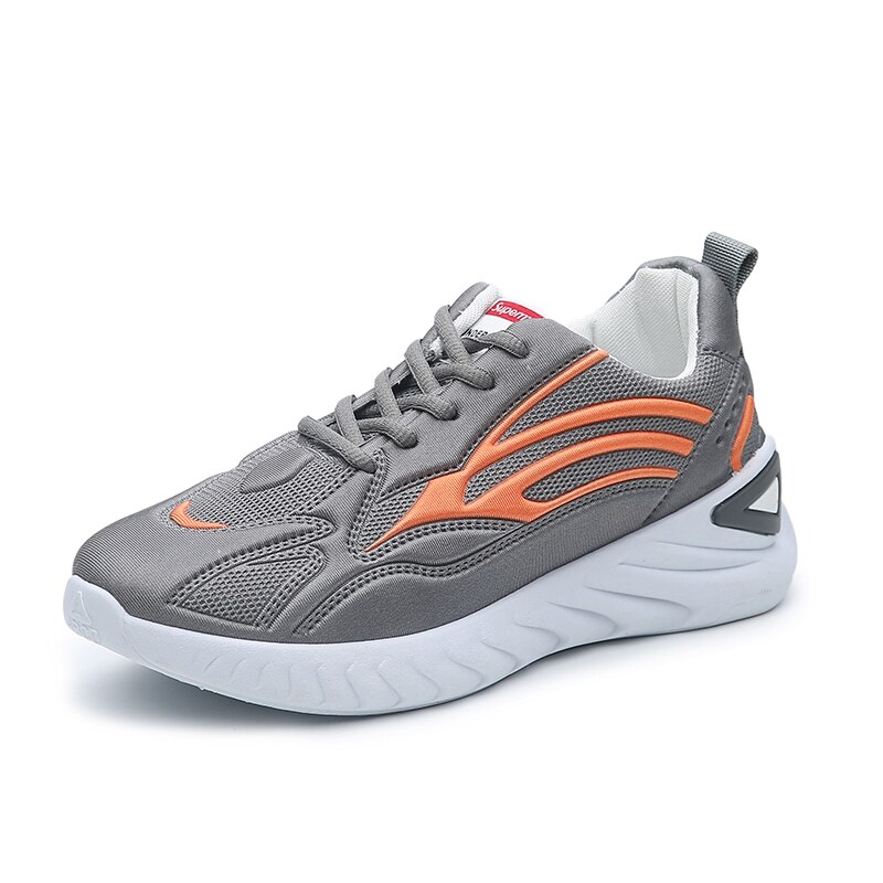 Lyserøde sneakers kvinder tennissko billige sportssko kvinder åndbare damesko zapatillas mujer tenis feminino: Grå / 5