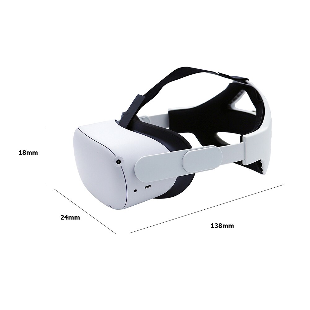 Correa de cabeza ajustable para Oculus Quest 2 Elite, aumento de soporte, mejora la comodidad Virtual, accesorios para Oculus Quest 2 VR