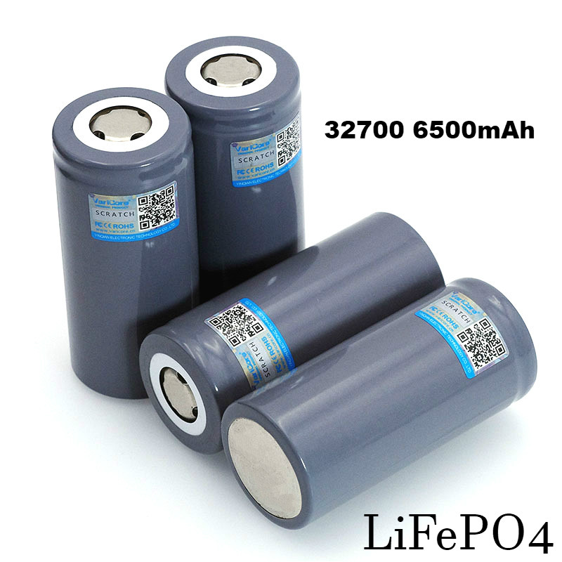 4 pezzi VariCore 3.2V 32700 6500mAh batteria LiFePO4 35A batteria a scarica continua massima 55A batteria di marca ad alta potenza