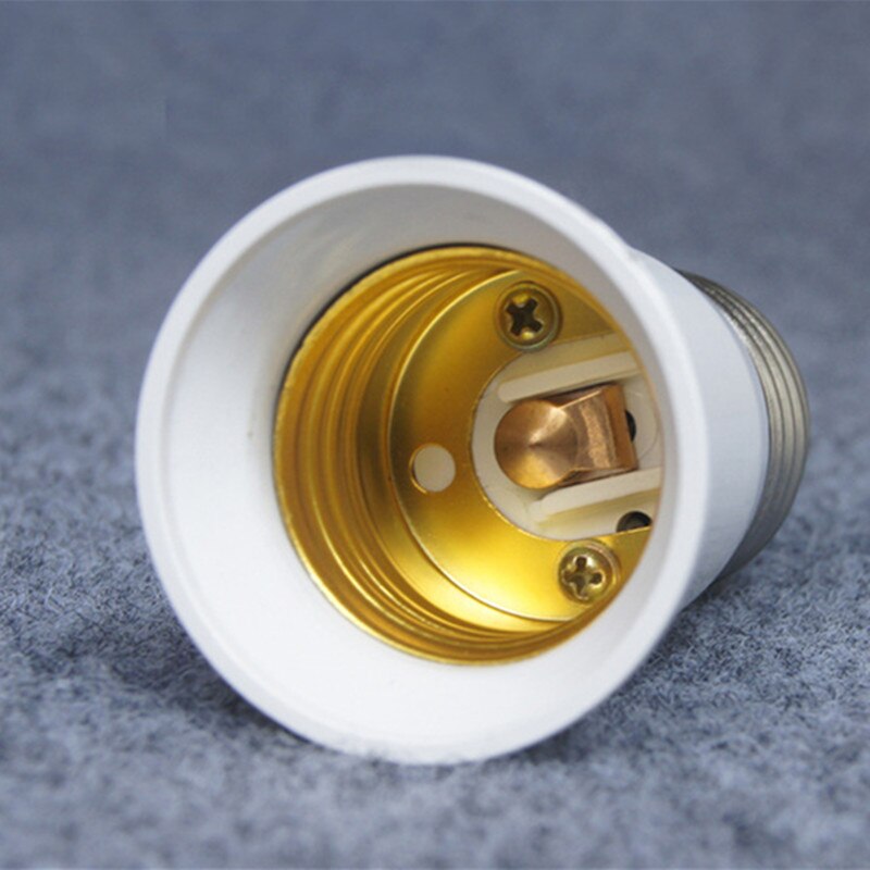 1x Converter E14 TO E27 Adapter Conversion Socket Material Fireproof Socket Adapter Lamp Holder