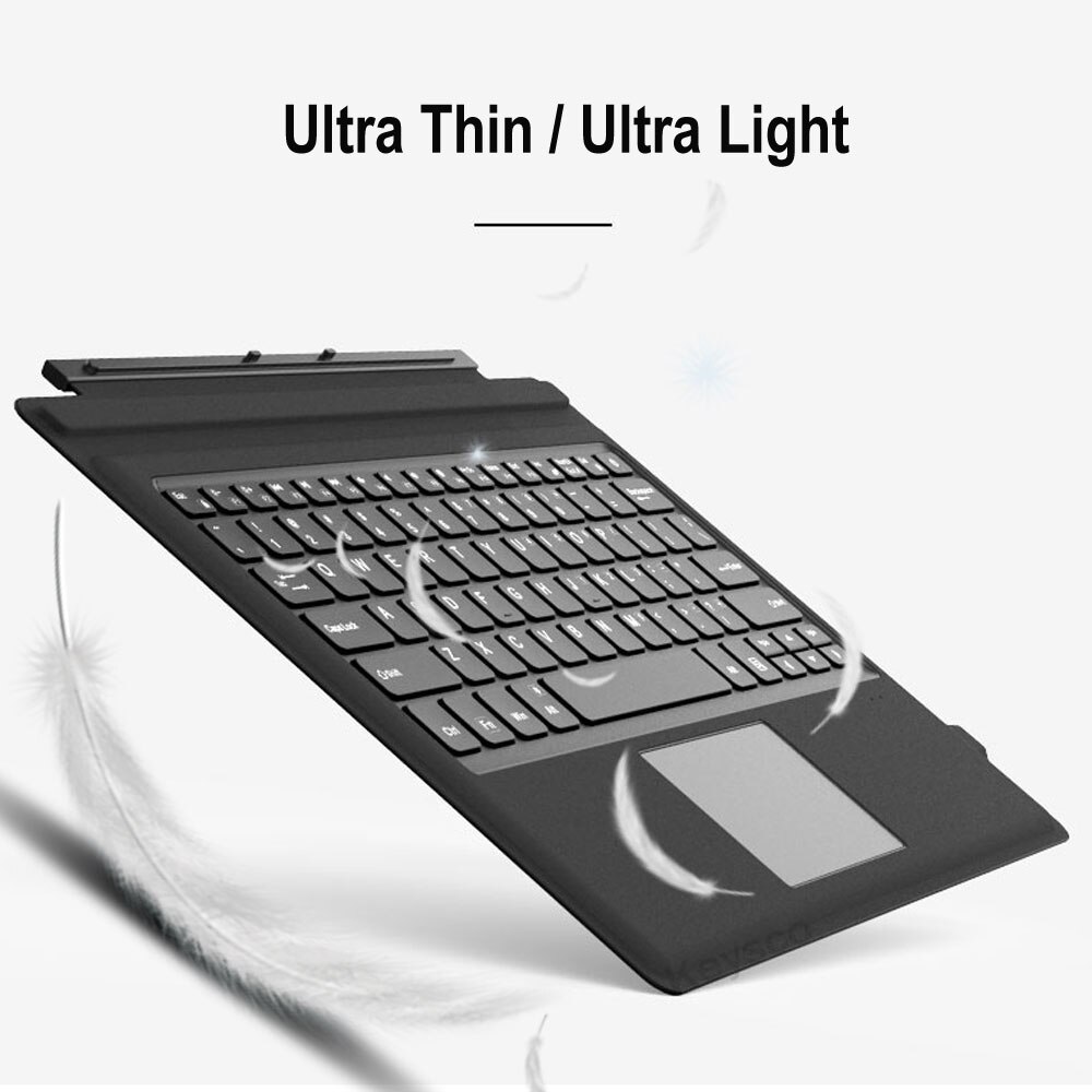 Wireless Keyboard For Surface Pro 7 6 5 4 3 7+ clavier teclado sem fio Arabic Korean Spanish Russian Backlit Bluetooth Keyboard