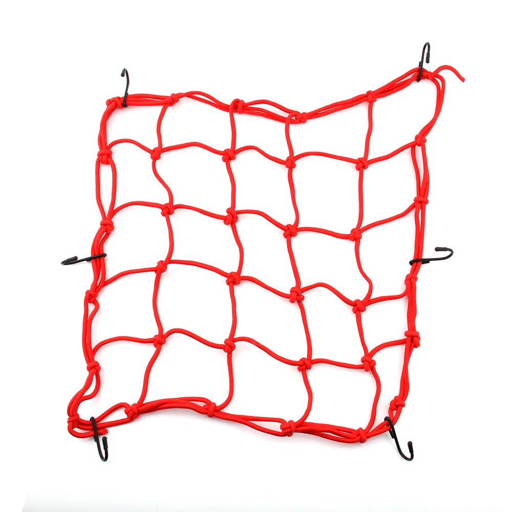 Red de equipaje para motocicleta elástica resistente de 40*40cm, soporte de malla para motocicleta, bolsa de motocicleta ajustable, equipaje para motocicleta, accesorios de red para motocicleta