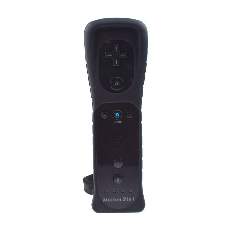 Nunchuk 2 en 1 con Motion Plus para Nintendo Wii, mando a distancia: black Remote