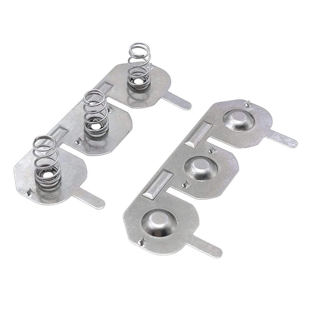 10pair 18650 battery pack Shrapnel Spring Contact Piece Battery box Positive and Negative Single Pole Battery Connector: Lavender
