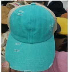 Gorra de béisbol con visera para mujer, gorro de béisbol con visera y Cierre trasero, de algodón, entrecruzado, ajustable, para el sol: QL