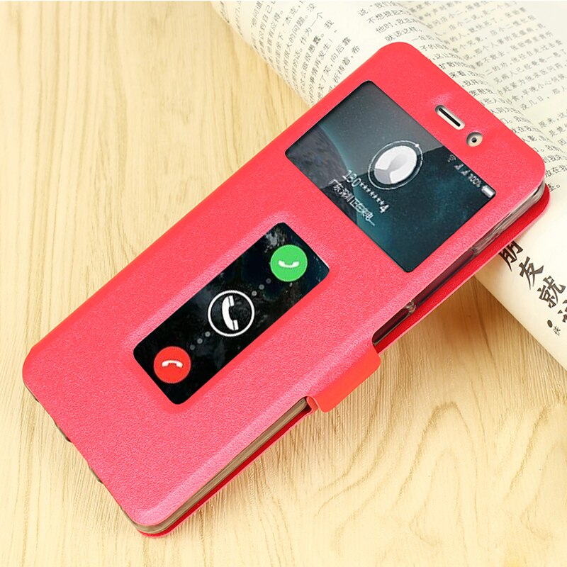 5.5 inch For ZTE Nubia Z11 NX531J case open the window Mobile phone battery back cover holster for For Nubia Z 11 filp phone bag