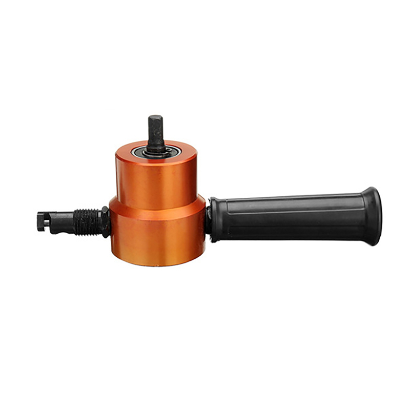 Nibble Metal Cutting Machine Double Head Sheet Nibbler Saw Cutter Tool Drill Attachment Cutting Tool Nibbler Sheet Metal Cutter