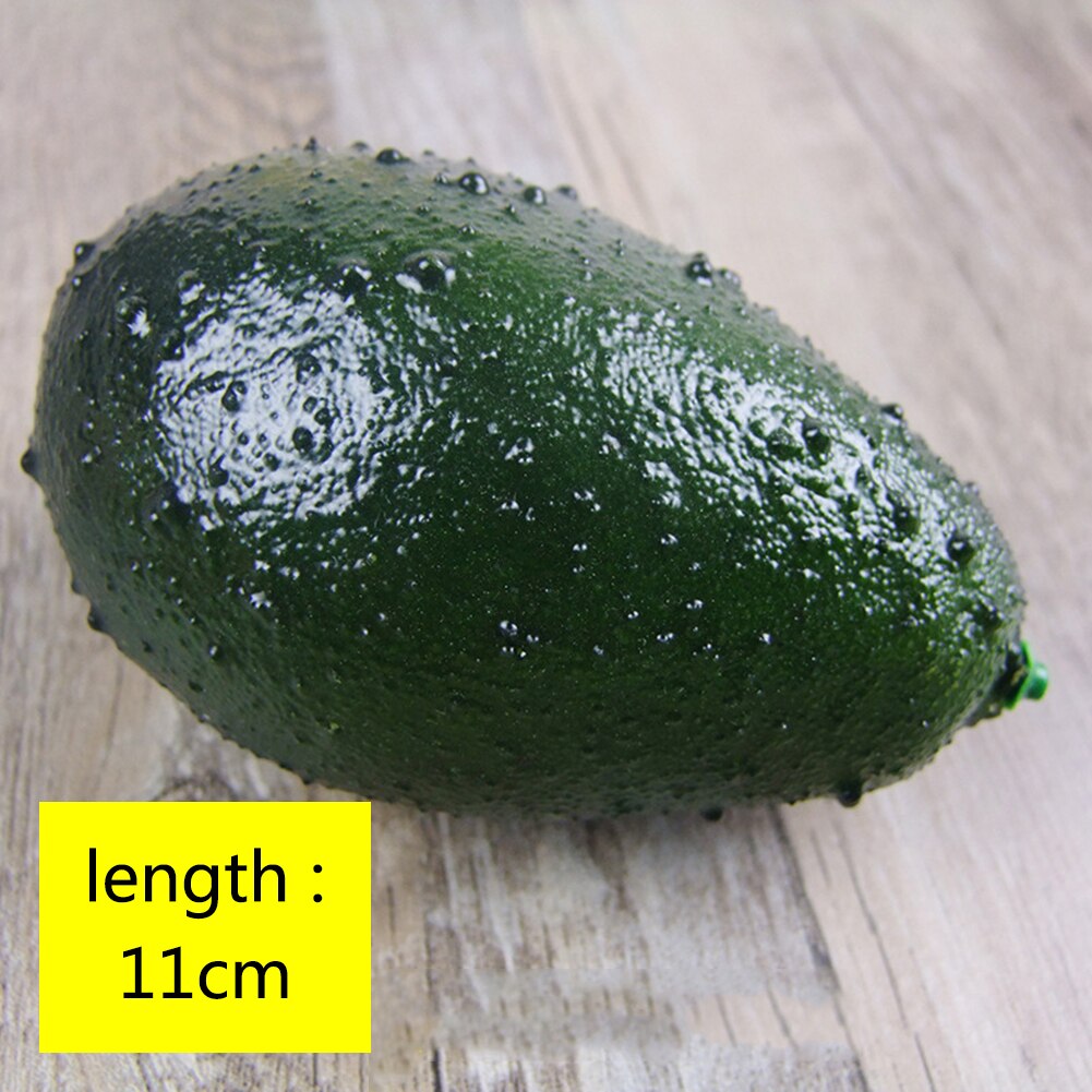 1pcs Kunstmatige Fruit Groenten Avocado 'S Levensechte Nep Fruit Decor Schilderen Fotografie Props Thuis Party Festival Decoratie