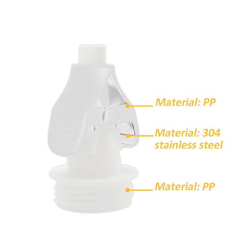 Sacs de stockage de lait maternel de bébé pince de convertisseur d'adaptateur d'agrafe pour le connecteur Standard de tire-lait de calibre