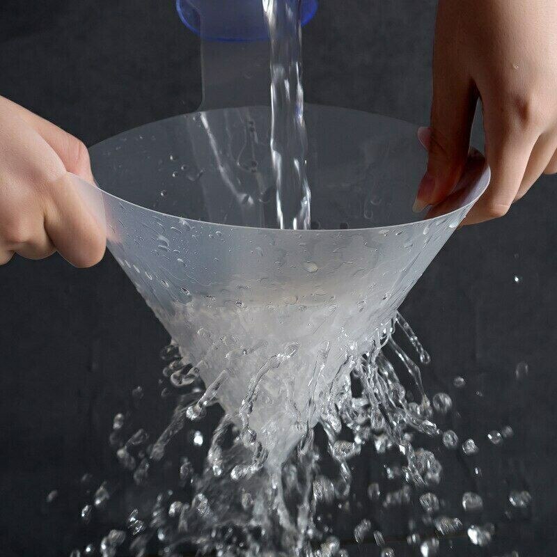 Self-Standing Anti-Blocking Device Kitchen Wash Food Snacks Leftovers Soup Filter