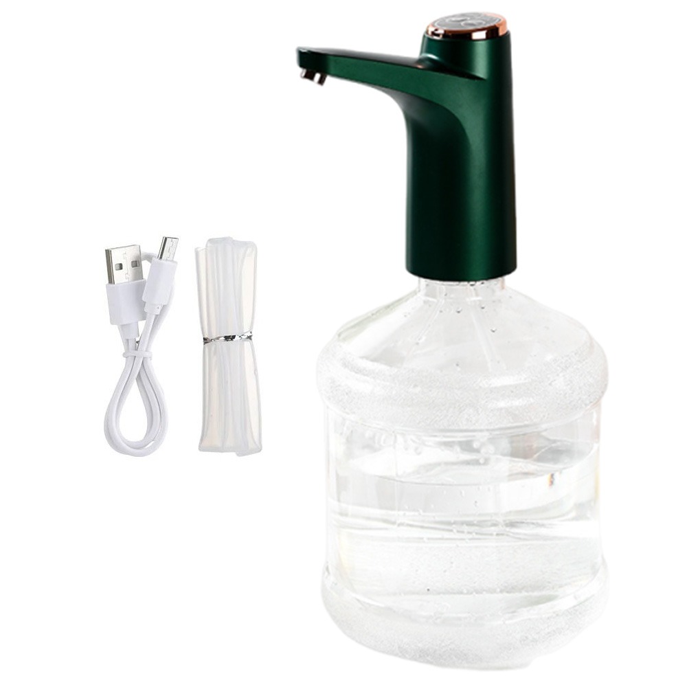 Probador de agua eléctrico de poco ruido, Control de botón, bombeo más rápido, dispensador de agua automático, portátil, recargable por USB: Rojo