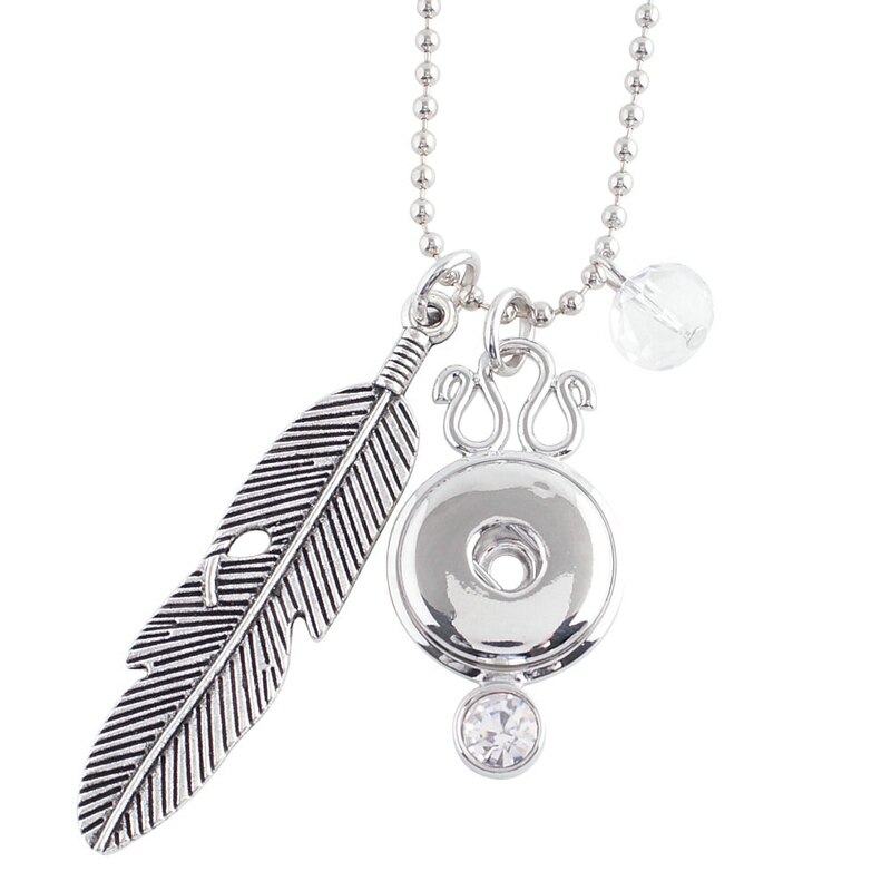 18Mm 20Mm Drukknoop Ketting Diy Sieraden 5 Stks/partij KD3038