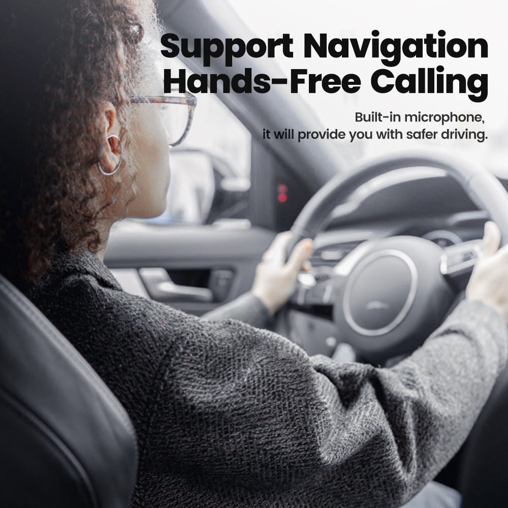 Toocki 5.1 Bluetooth Aux Adapter Wireless USB To 3.5mm Jack Car Audio Music Mic Handsfree Kit For Car Receiver BT Transmitter