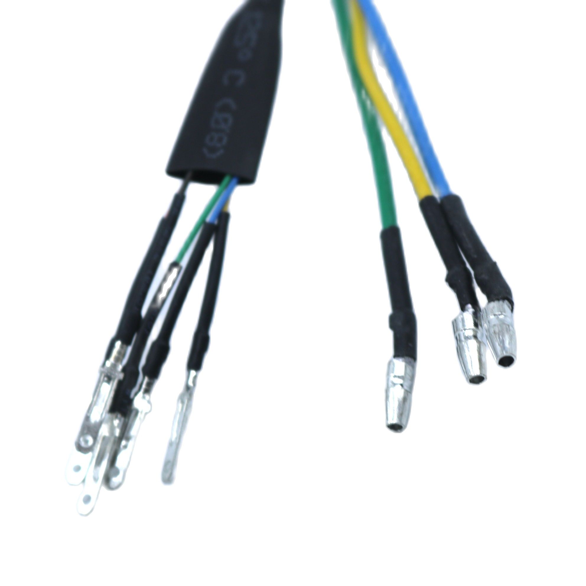 Motor wires/cable for 500-600W brushless DC motor (3*2.0mm motor phase+5pcs hall sensor wires)