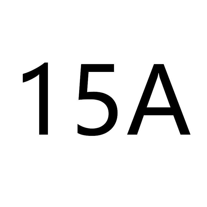 10 st små minisäkringar med indikatorlampa pilotlampa 5a-40a medelstora säkringar med säkringsindikering: Elfenben