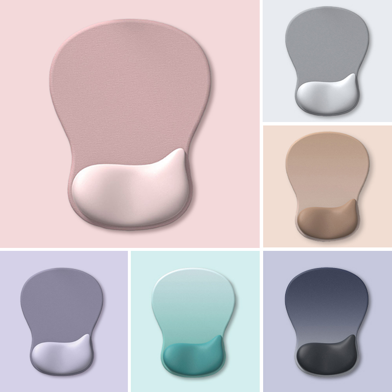 Kantoor Muismat Met Gel Polssteun Ergonomische Gaming Desktop Muismat Polssteun Voor Pc Laptop Computer Ondersteuning