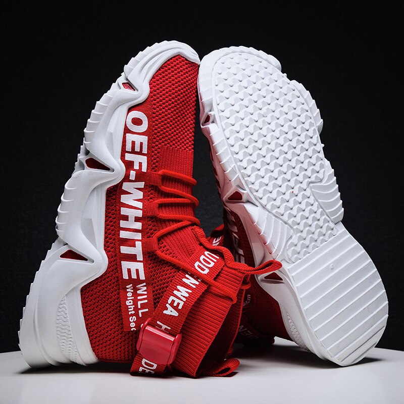 Outdoor Men Free Running for Men Jogging Walking Sports Shoes High Lace-up Athietic Breathable High Sneakers