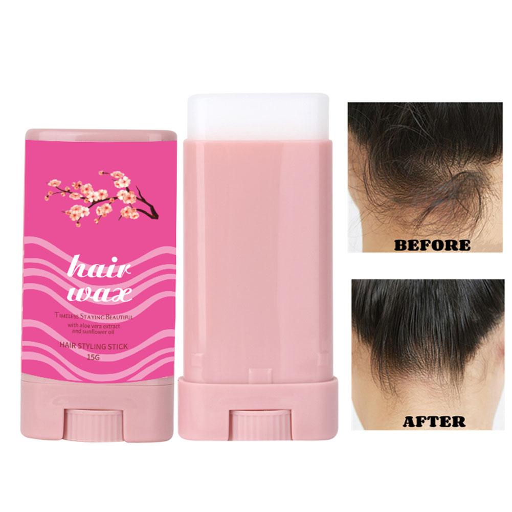 Hair Wax Stick Pomade Broken Frizz Maintain Style For Broken Hair Tidy Up Cream Safe Natural Ingredients Non Greasy