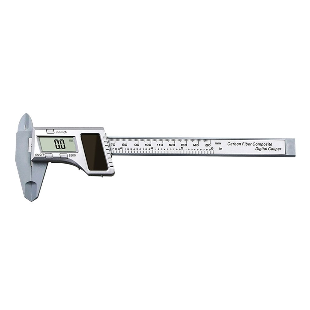 0-150MM Solar Power Electronic Precision Digital Vernier Calipers Ruler Pachymeter Micrometer Measuring Tools Gauge