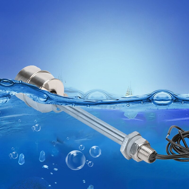 304 Stainless Steel High Temperature Reed Switch Small Float Switch Automatic Liquid Level Switch Liquid Level Sensor
